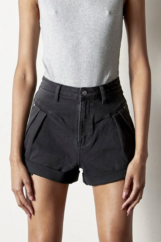 The Stella High Rise Denim Shorts