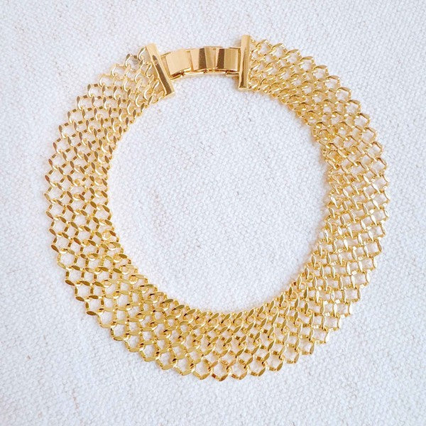The Lux Lattice Chain Choker Necklace