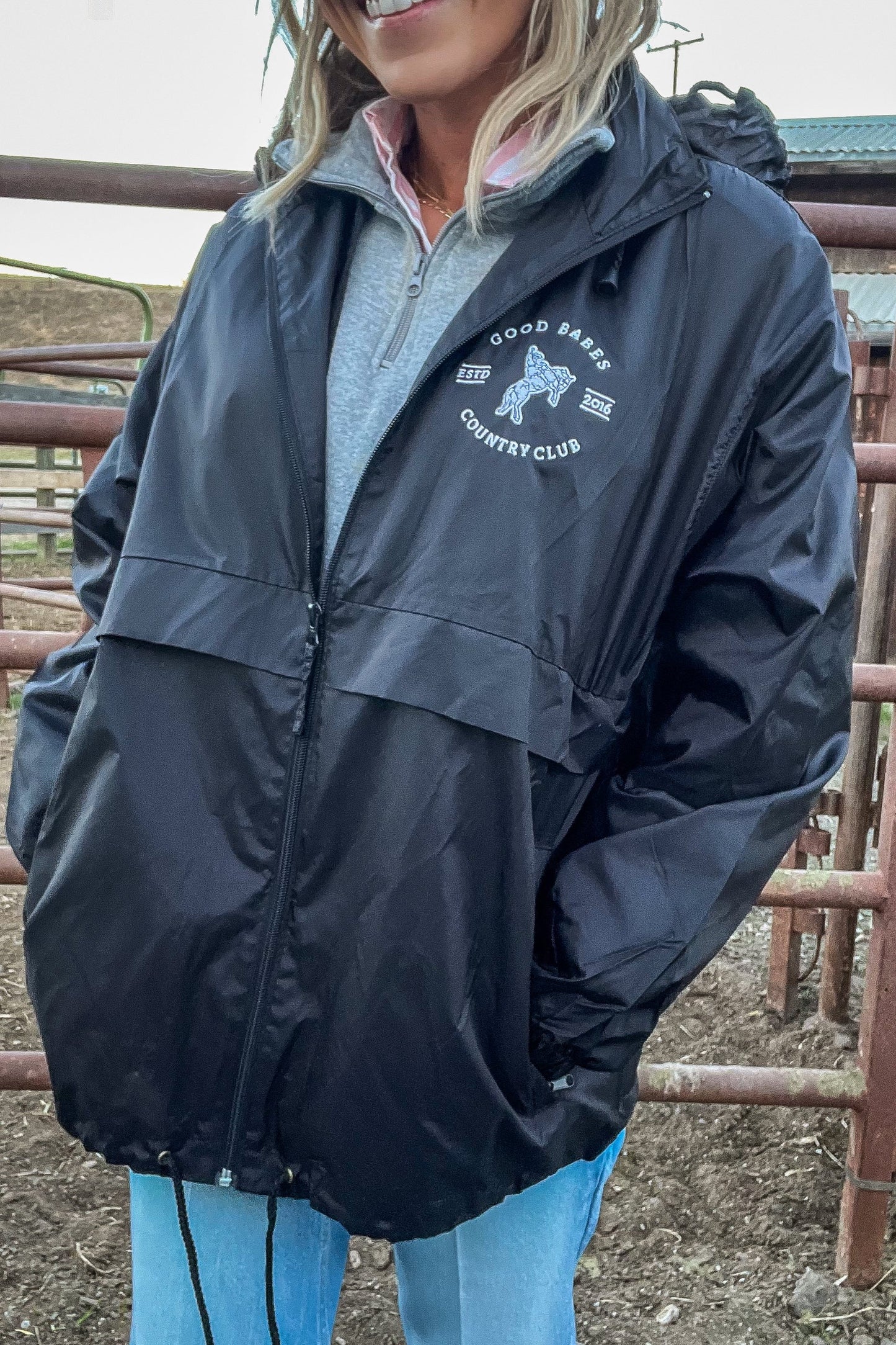 The Good Babes Country Club Windbreaker