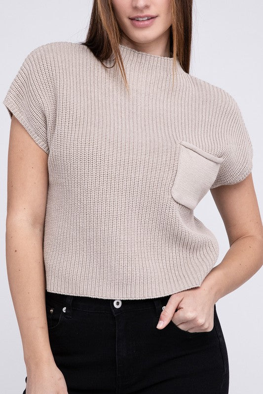 The Carlie Short Sleeve Sweater