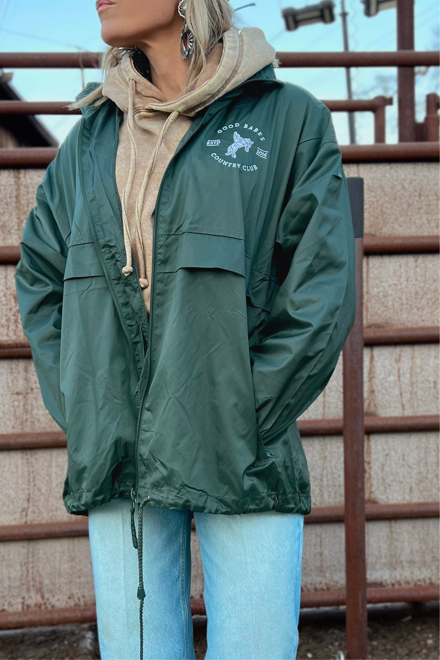 The Good Babes Country Club Windbreaker