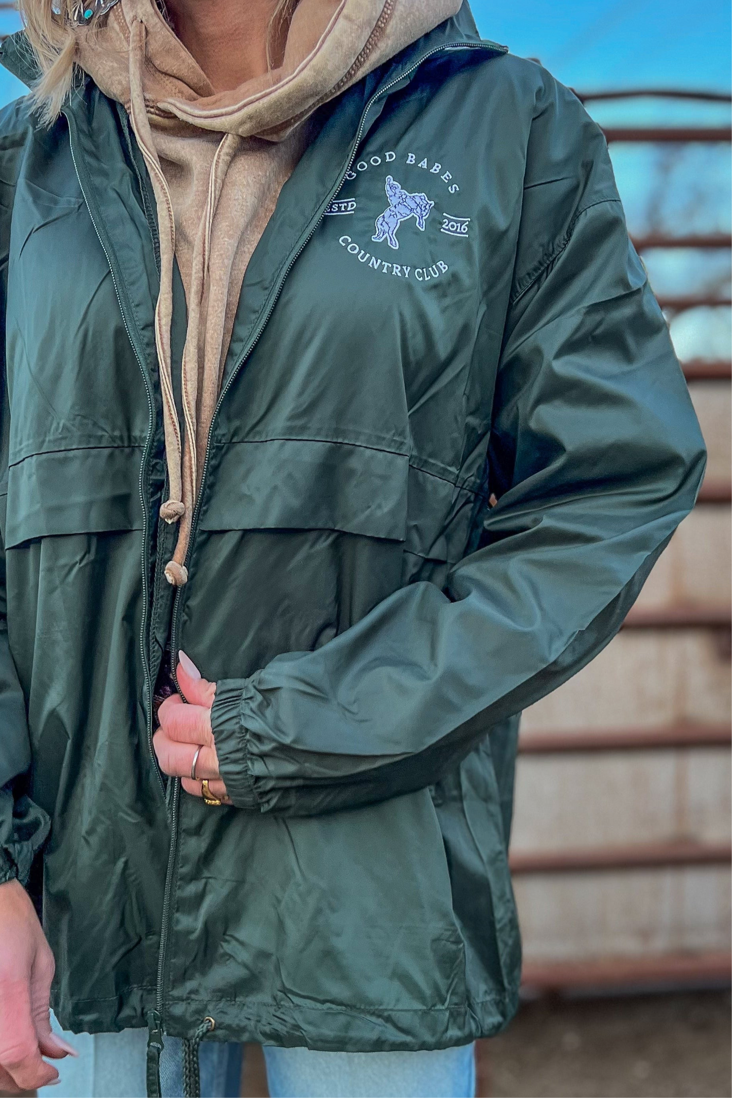 The Good Babes Country Club Windbreaker