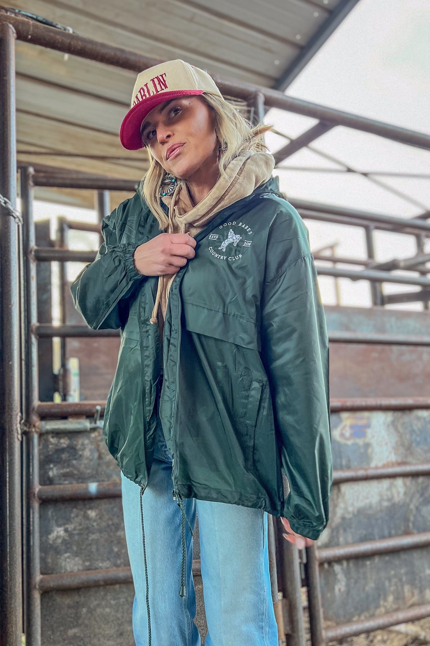 The Good Babes Country Club Windbreaker