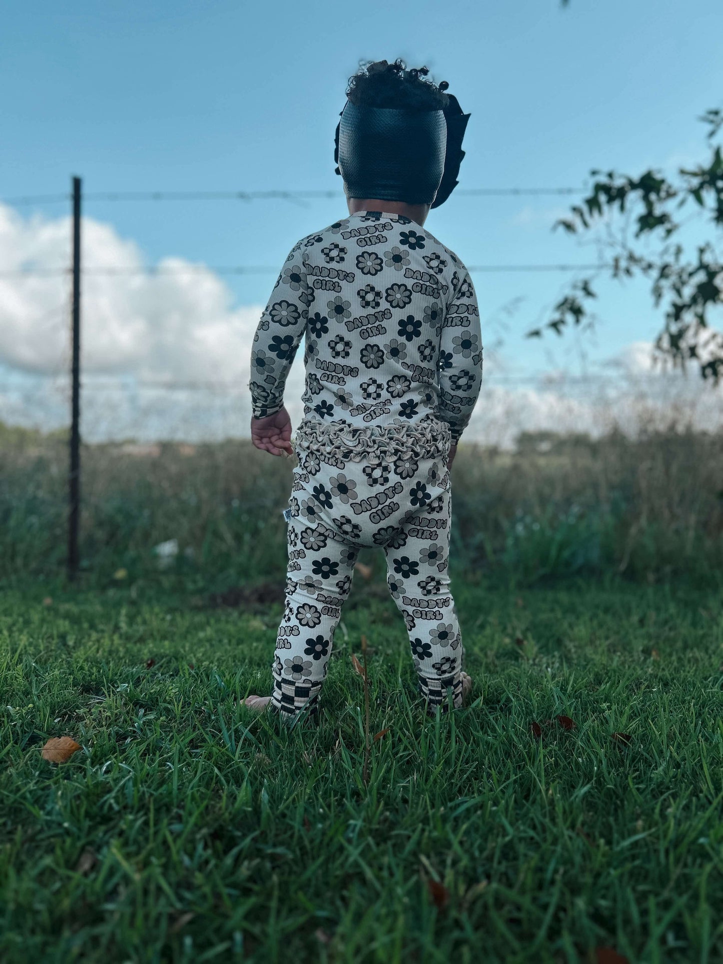 Daddy's Girl Ribbed Bamboo Sleeper