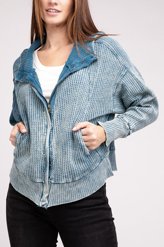 The Jemma Hooded Zip-Up Jacket