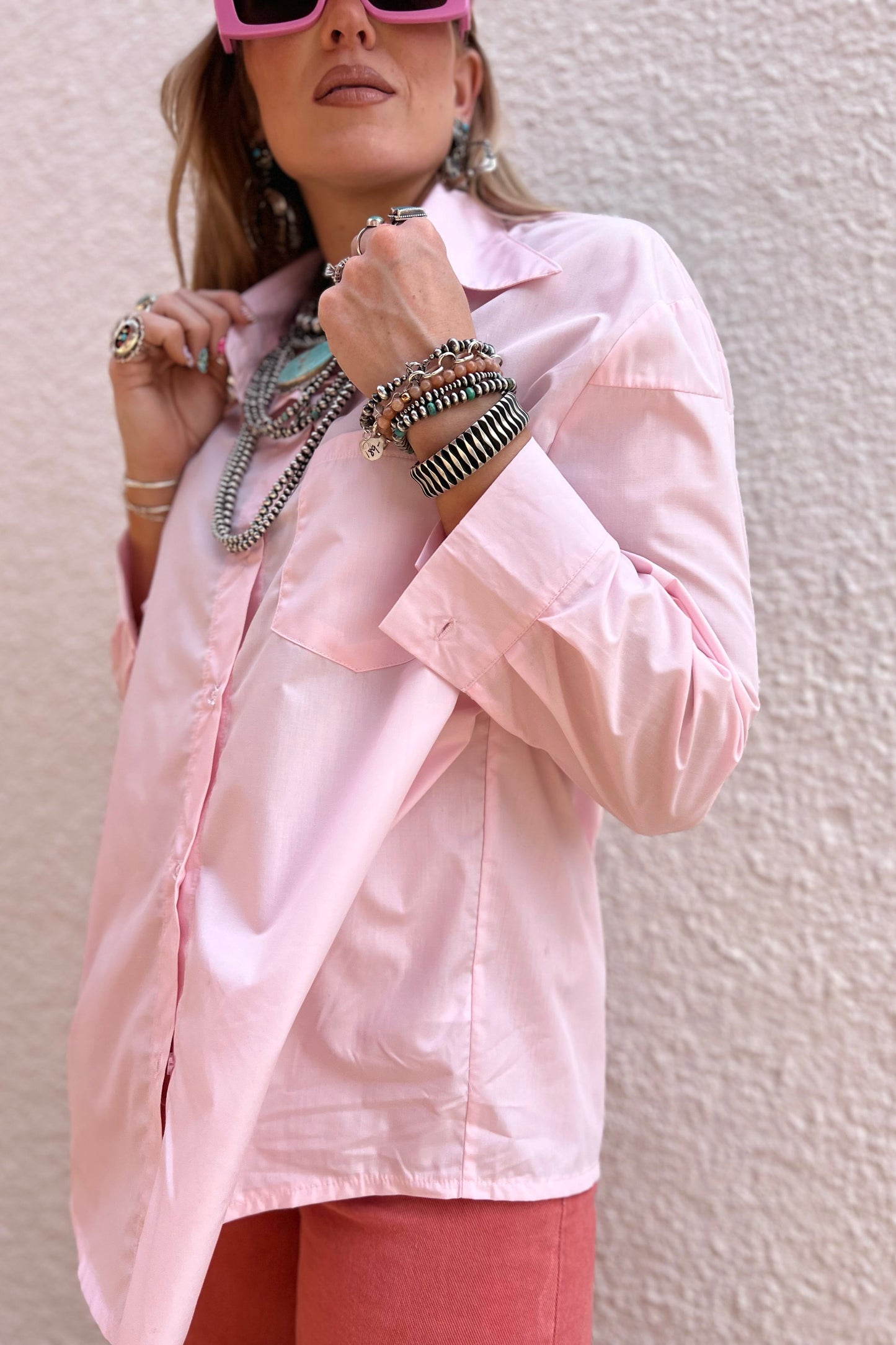 The Alice Button Up in Pink