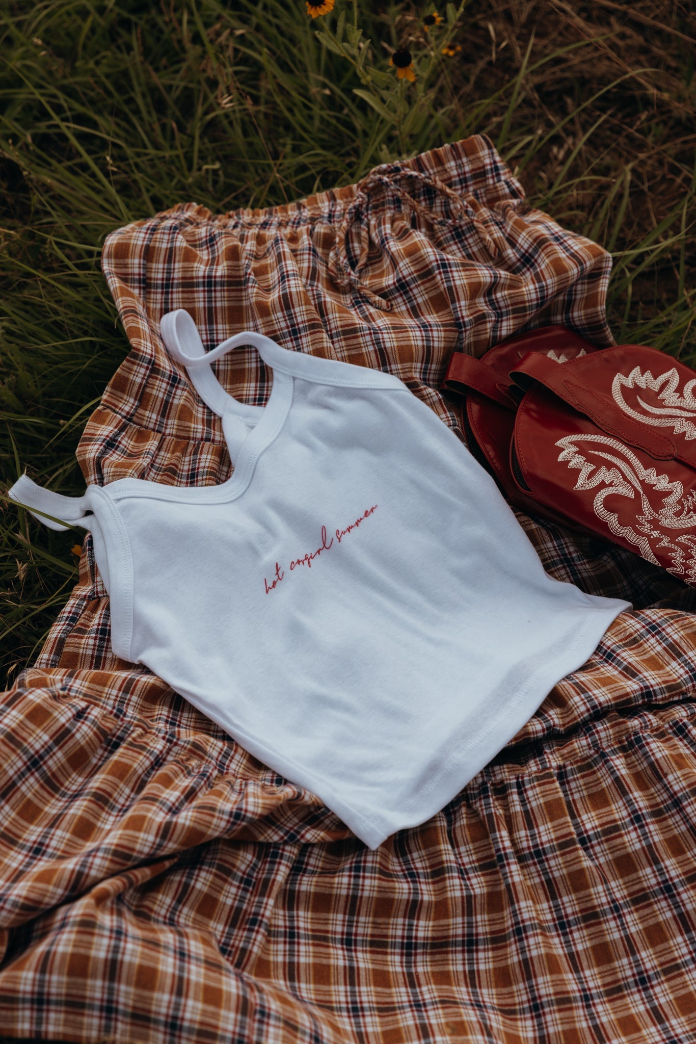 Hot Girl Summer Micro-Rib Tank