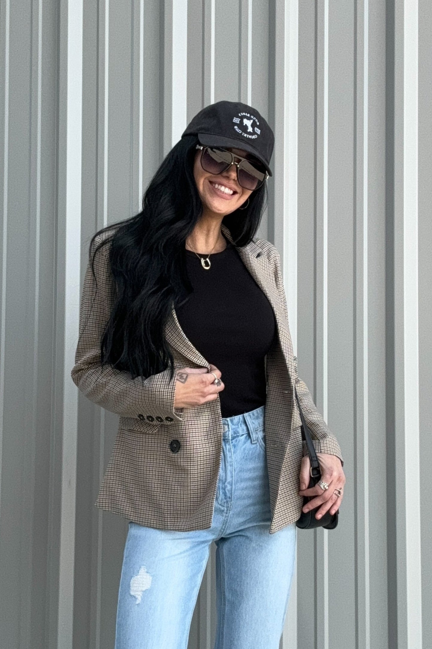 The Good Babes Country Club Dad Cap in Black