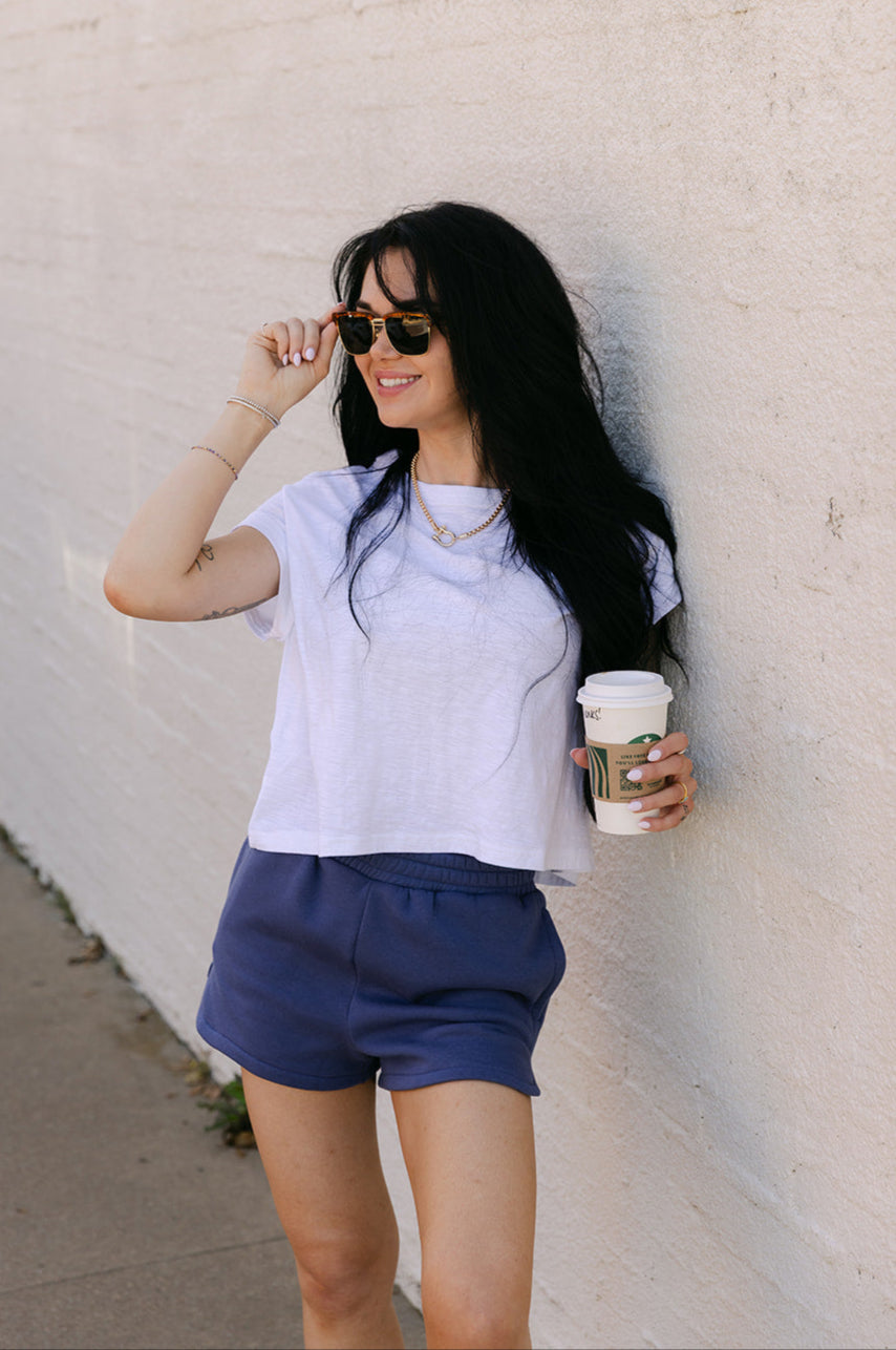 The Cowgirl Club Short in Indigo
