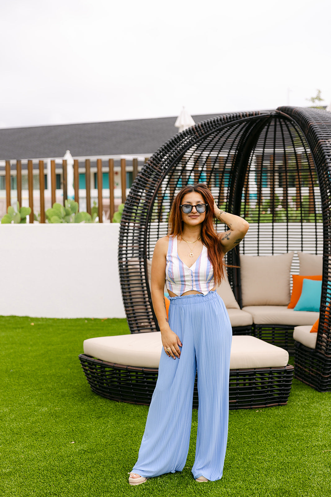 The Maribel Pant in Blue