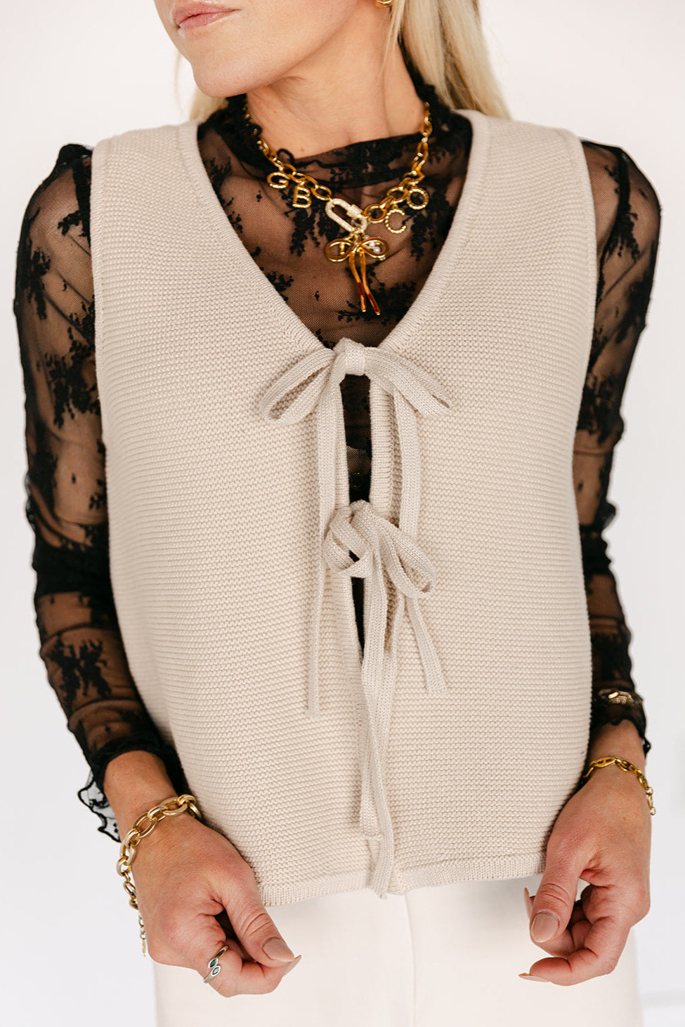 The Raelyn Lace Top in Black
