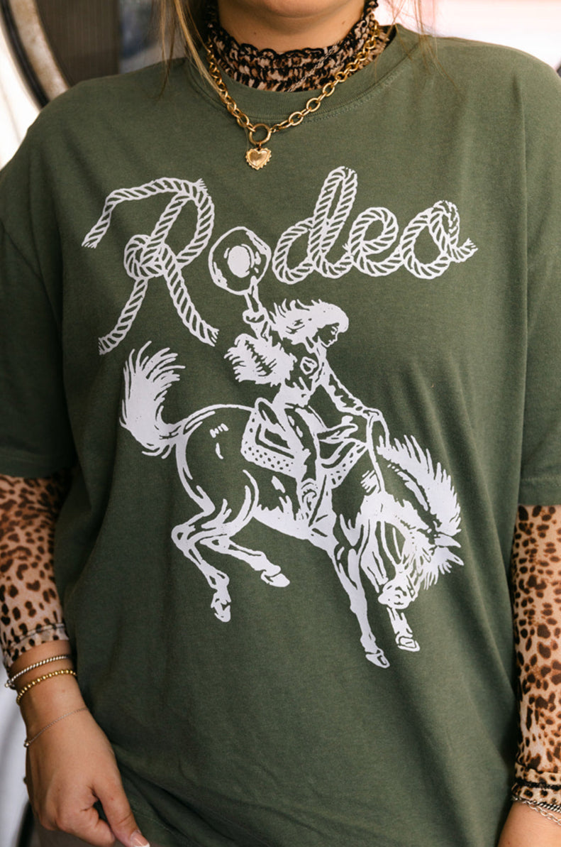 The Bronc Tee in Moss