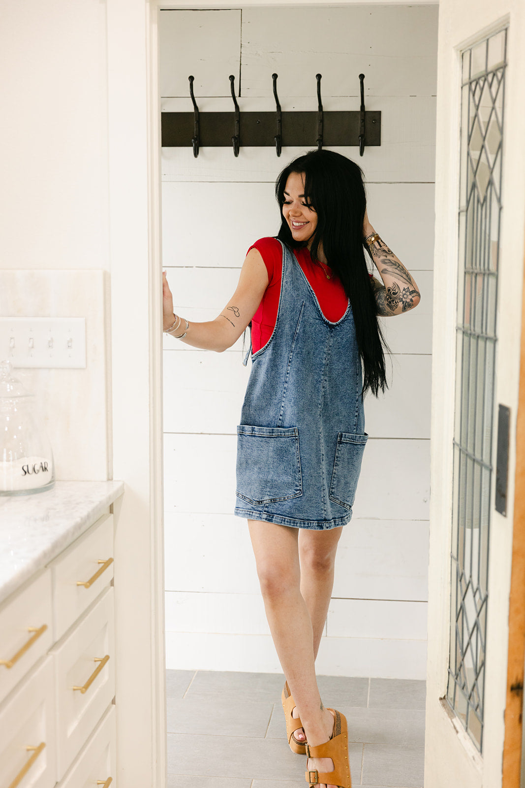 The Coro Dark Denim Dress