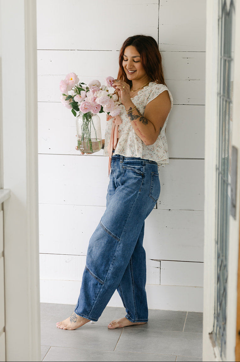 The Sadie Barrel Jean