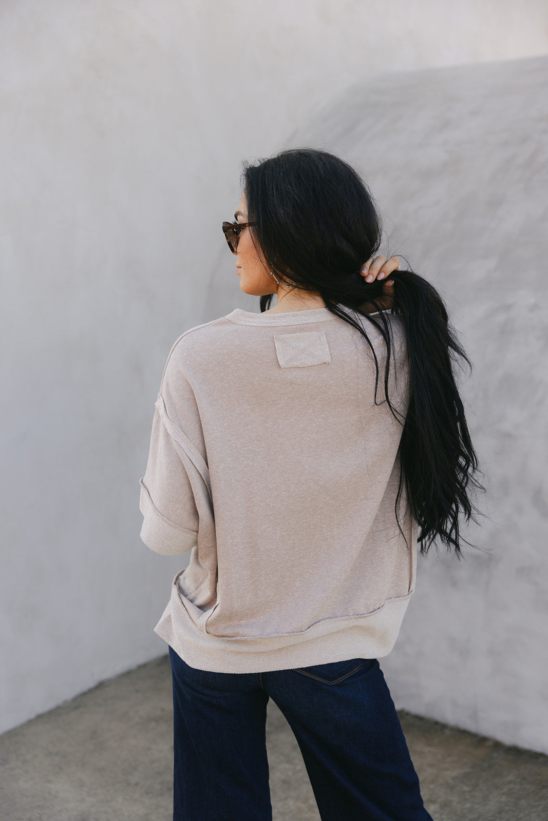 The Ryann Drop Shoulder Top