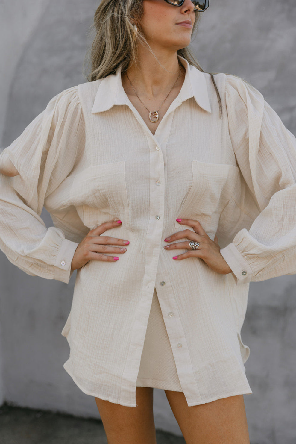 The Lisette Puff Sleeve Top
