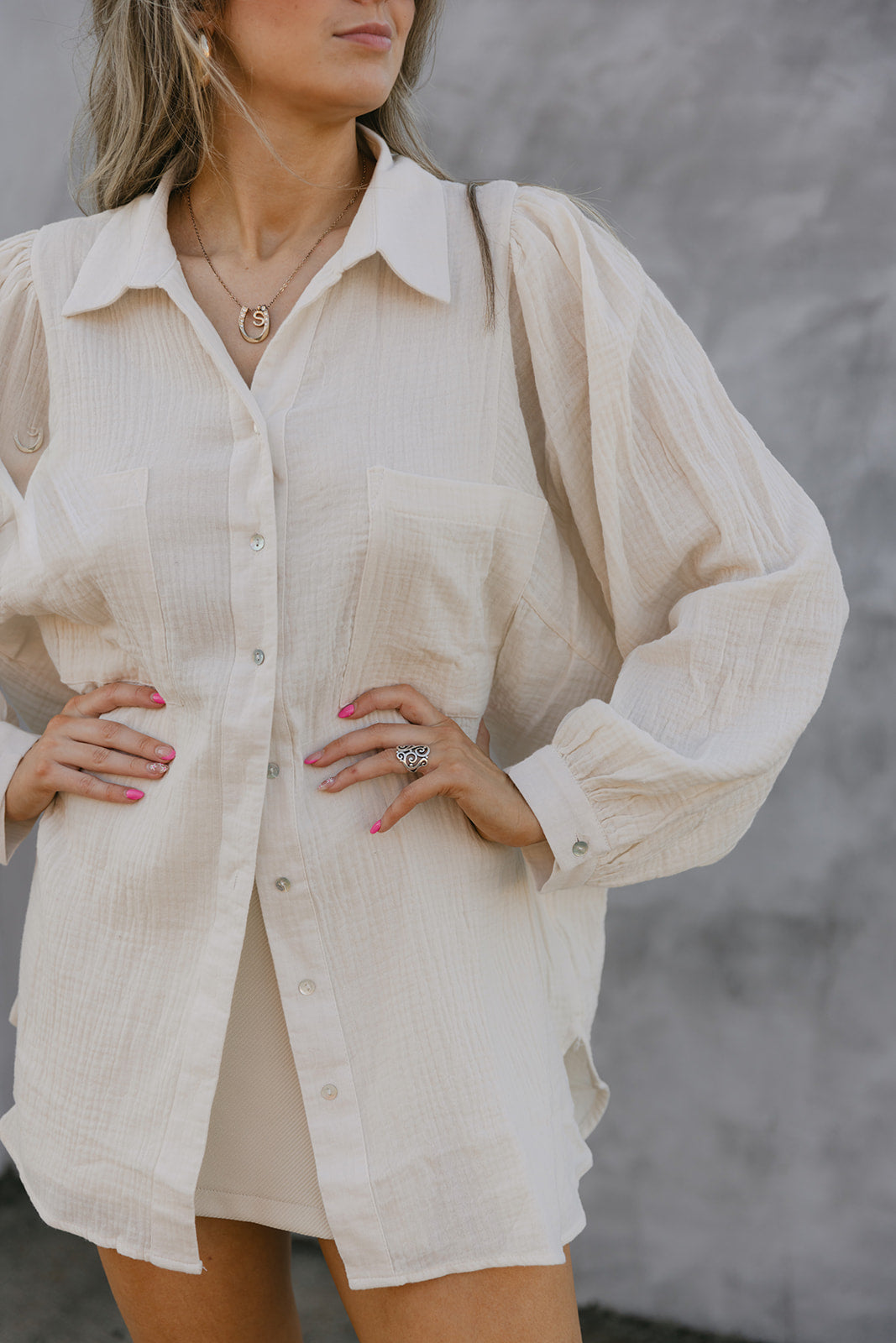 The Lisette Puff Sleeve Top