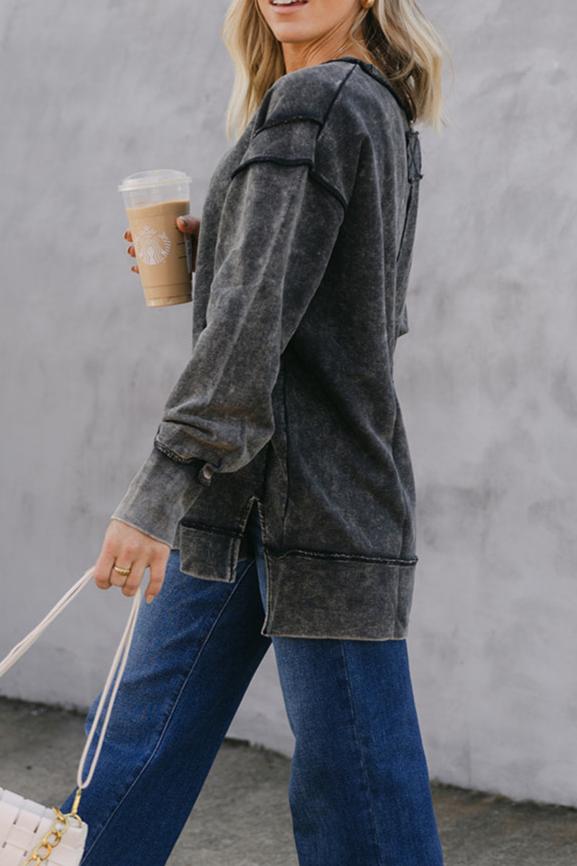 The Henley Sweatshirt