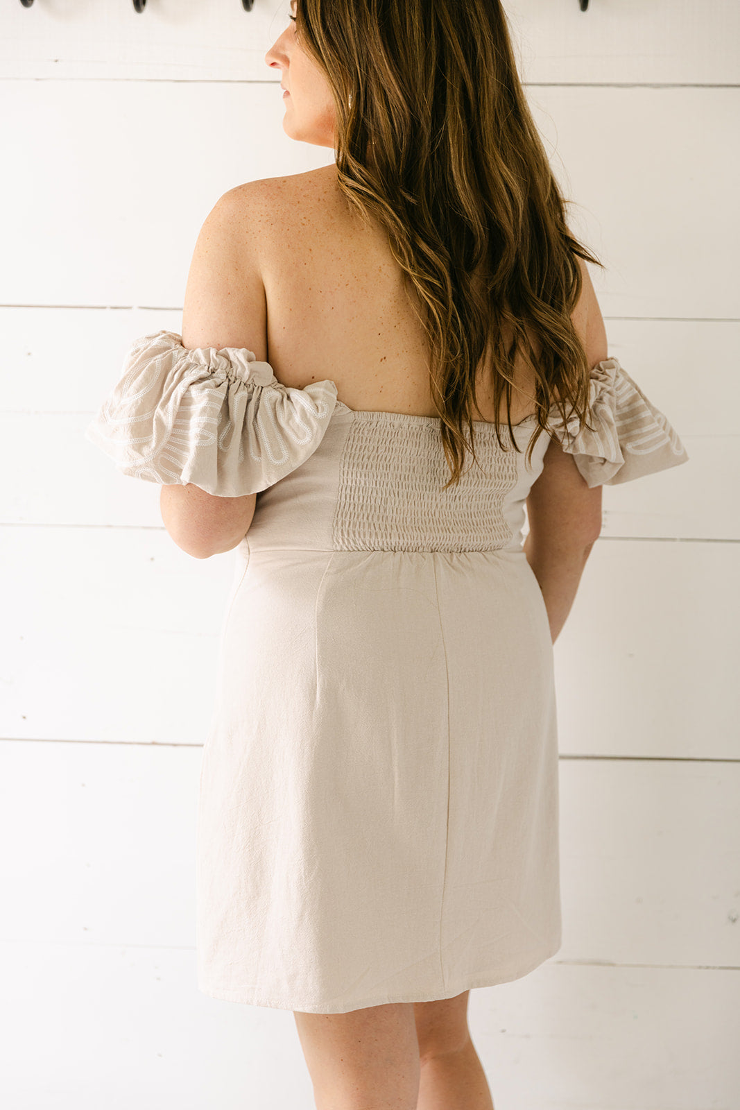 The Daphne Dress in Taupe