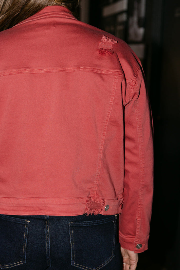 The Virginia Oversized Jacket in Brick