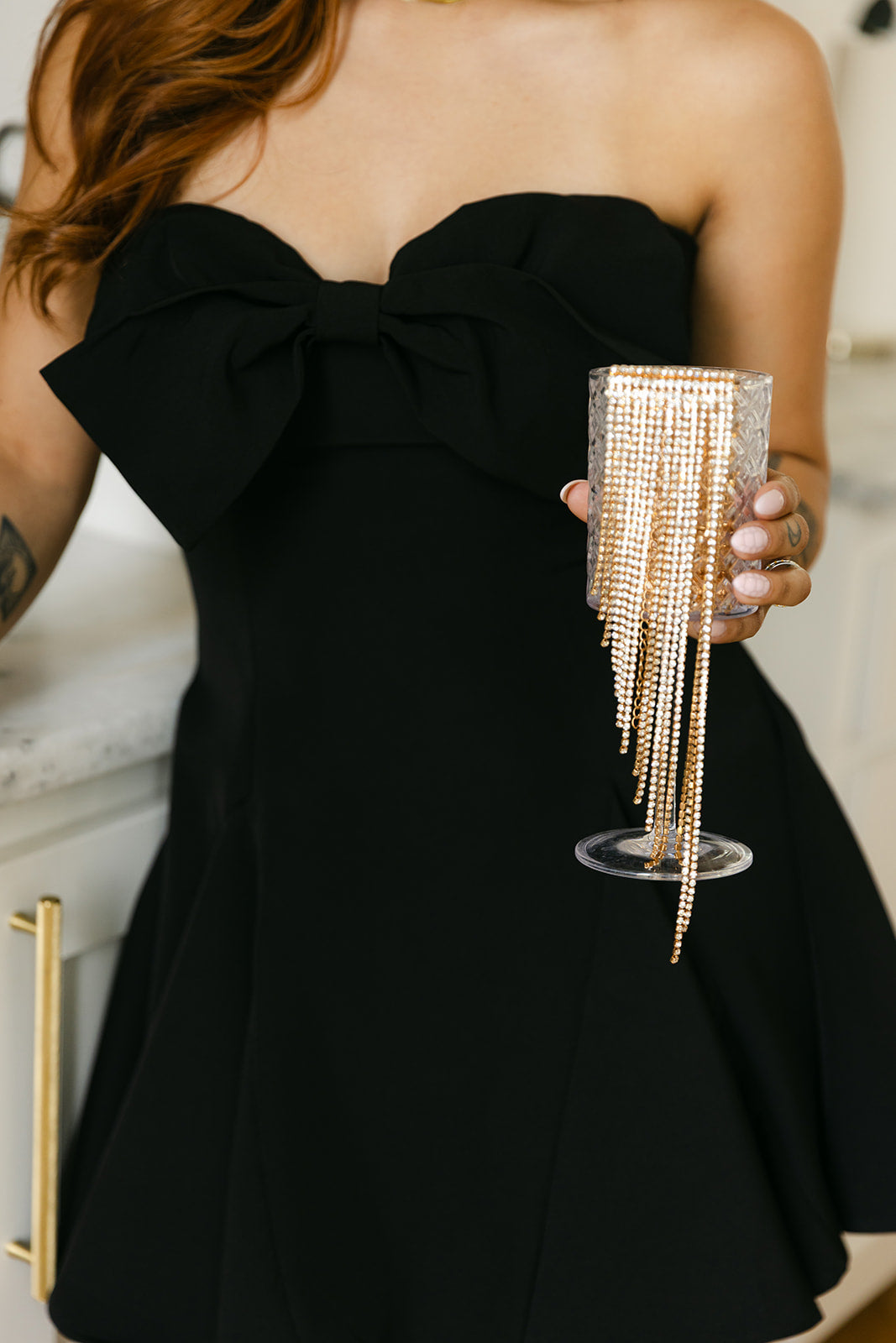 The Finnley Bow Dress in Black