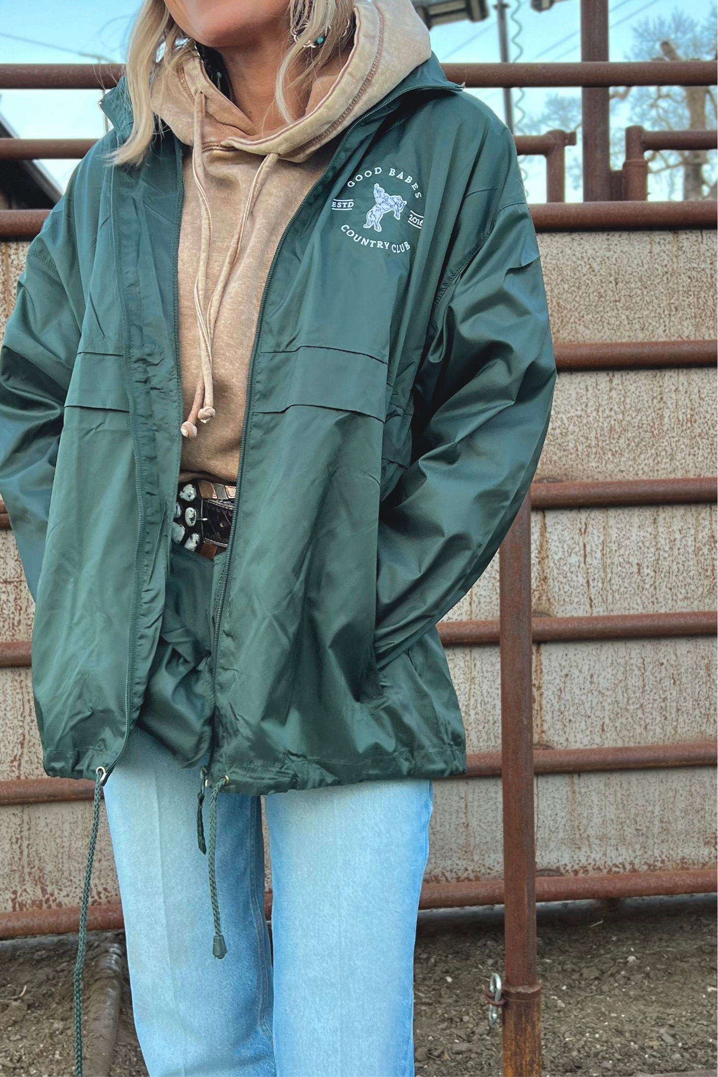 The Good Babes Country Club Windbreaker