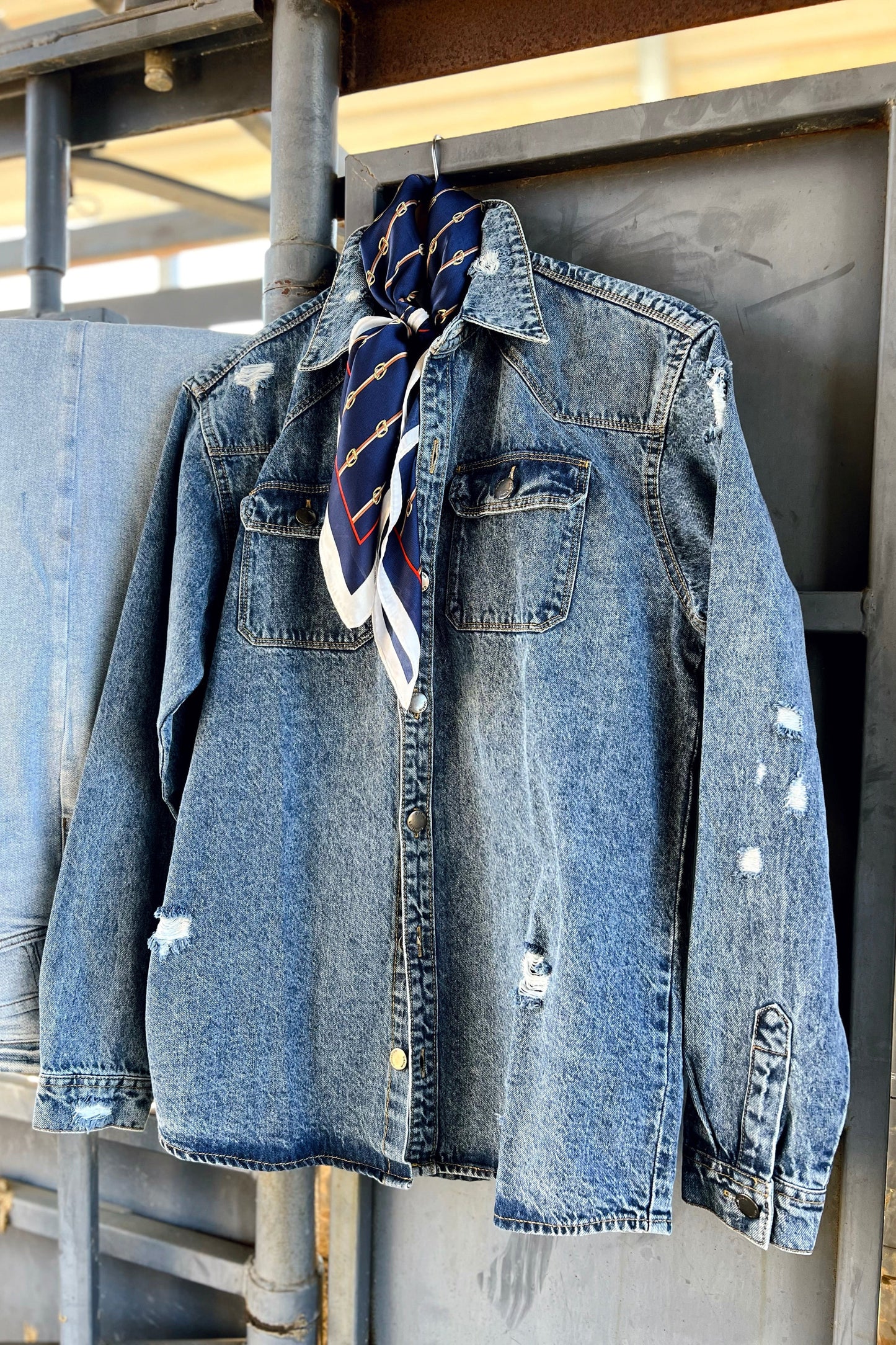 The Jaydon Denim Top