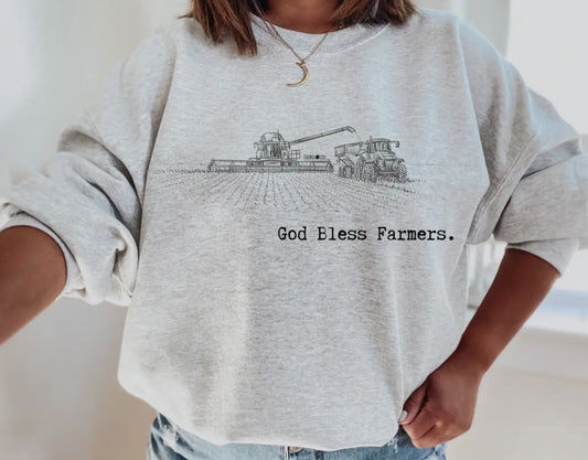 God Bless Farmers | Crewneck