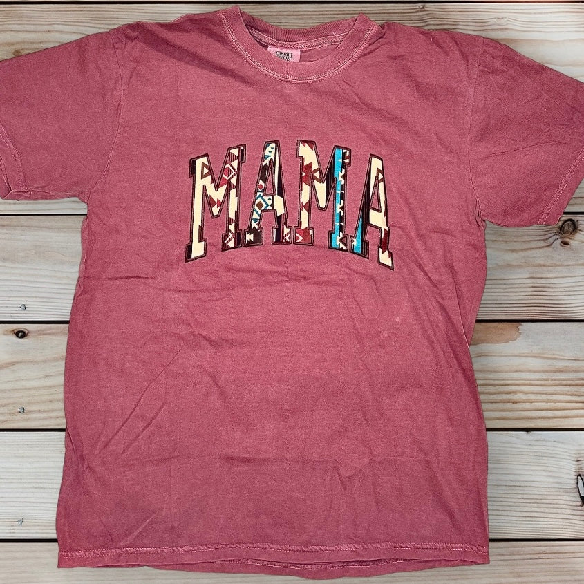 Pueblo Mama | Embroidered Tee