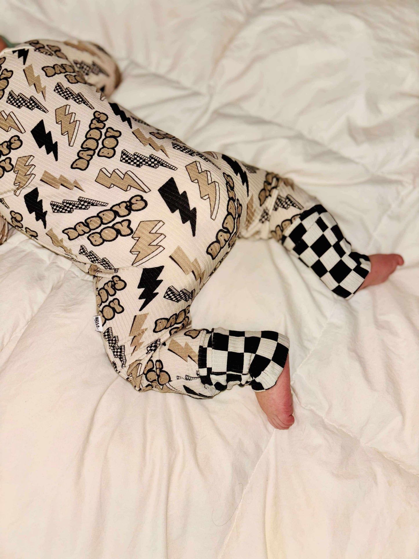 Daddy's Boy Ribbed Bamboo Sleeper