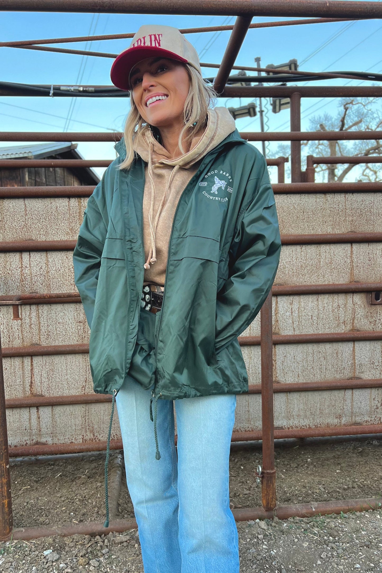 The Good Babes Country Club Windbreaker