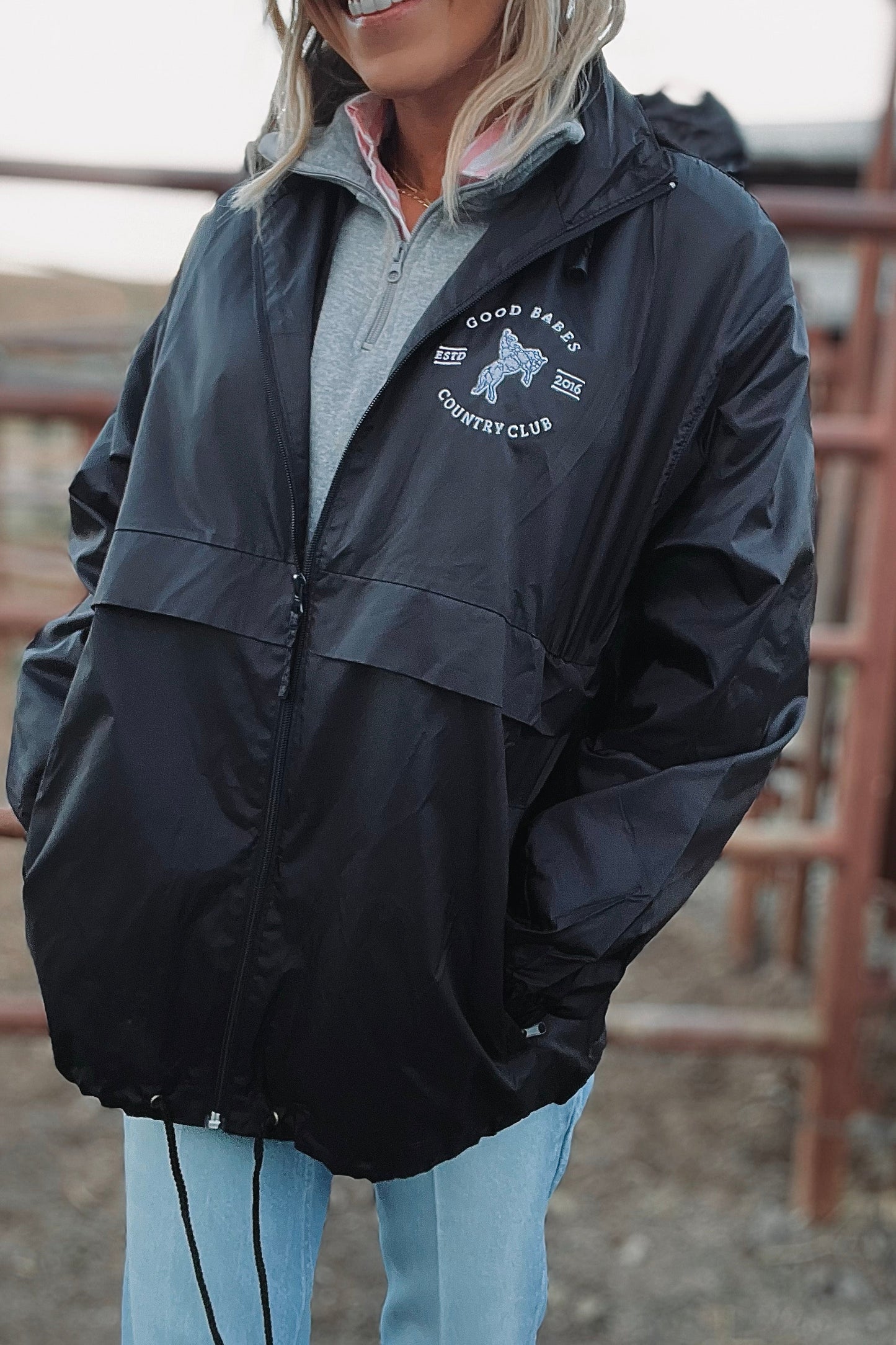 The Good Babes Country Club Windbreaker