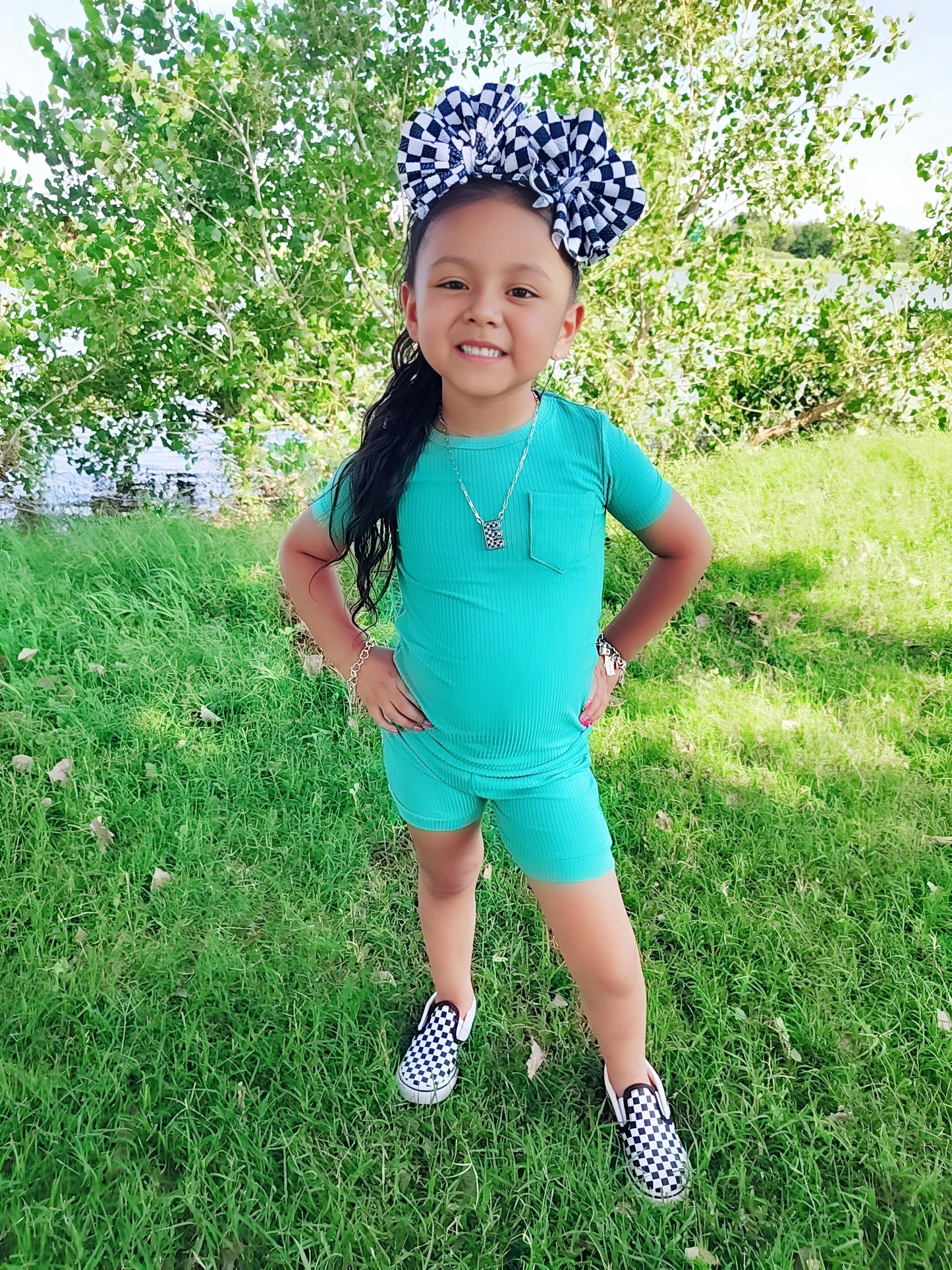 Lasso Lagoon Bamboo Short Set