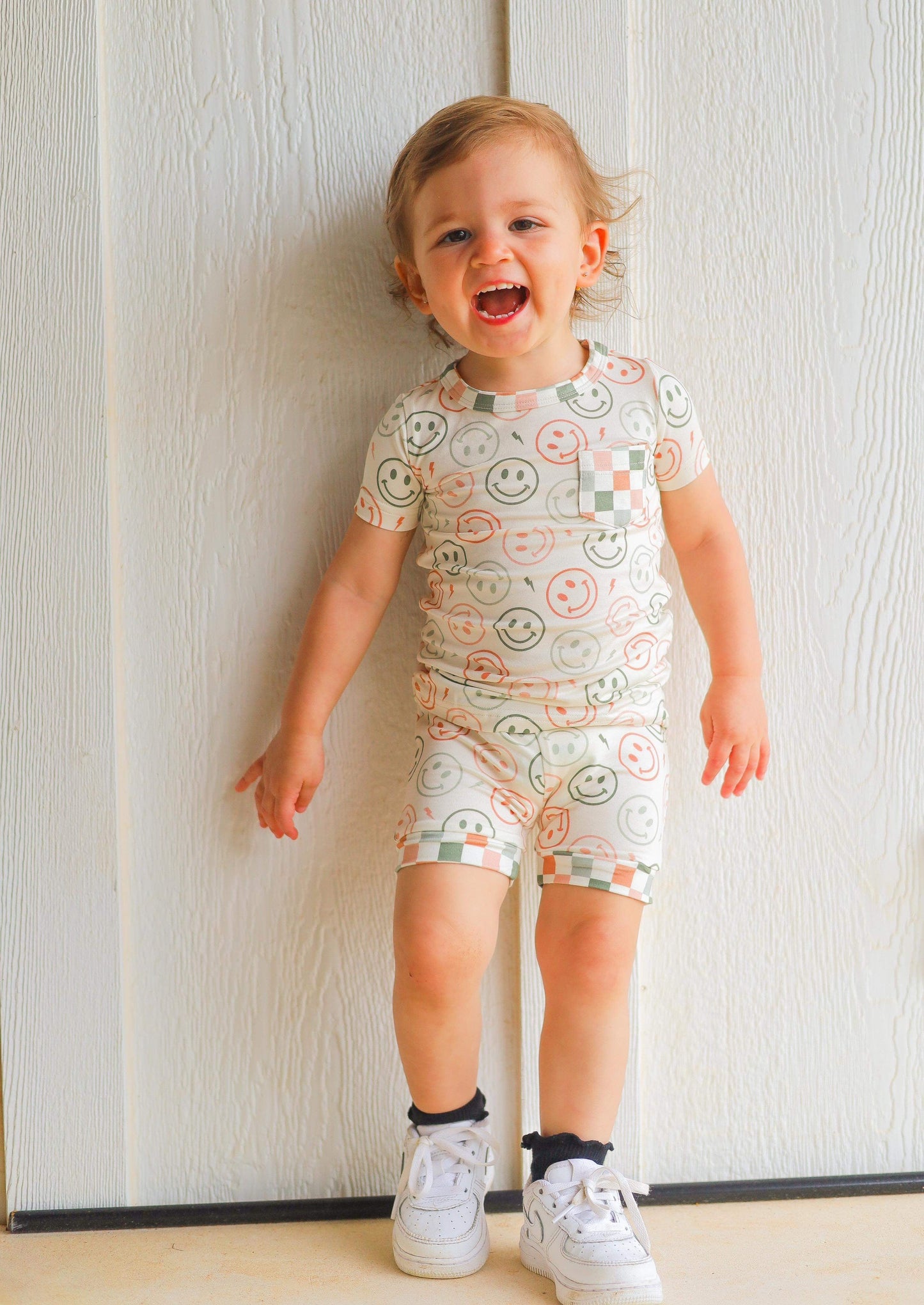 12/18 Months Rad Smiles Bamboo Short Set (FINAL SALE)