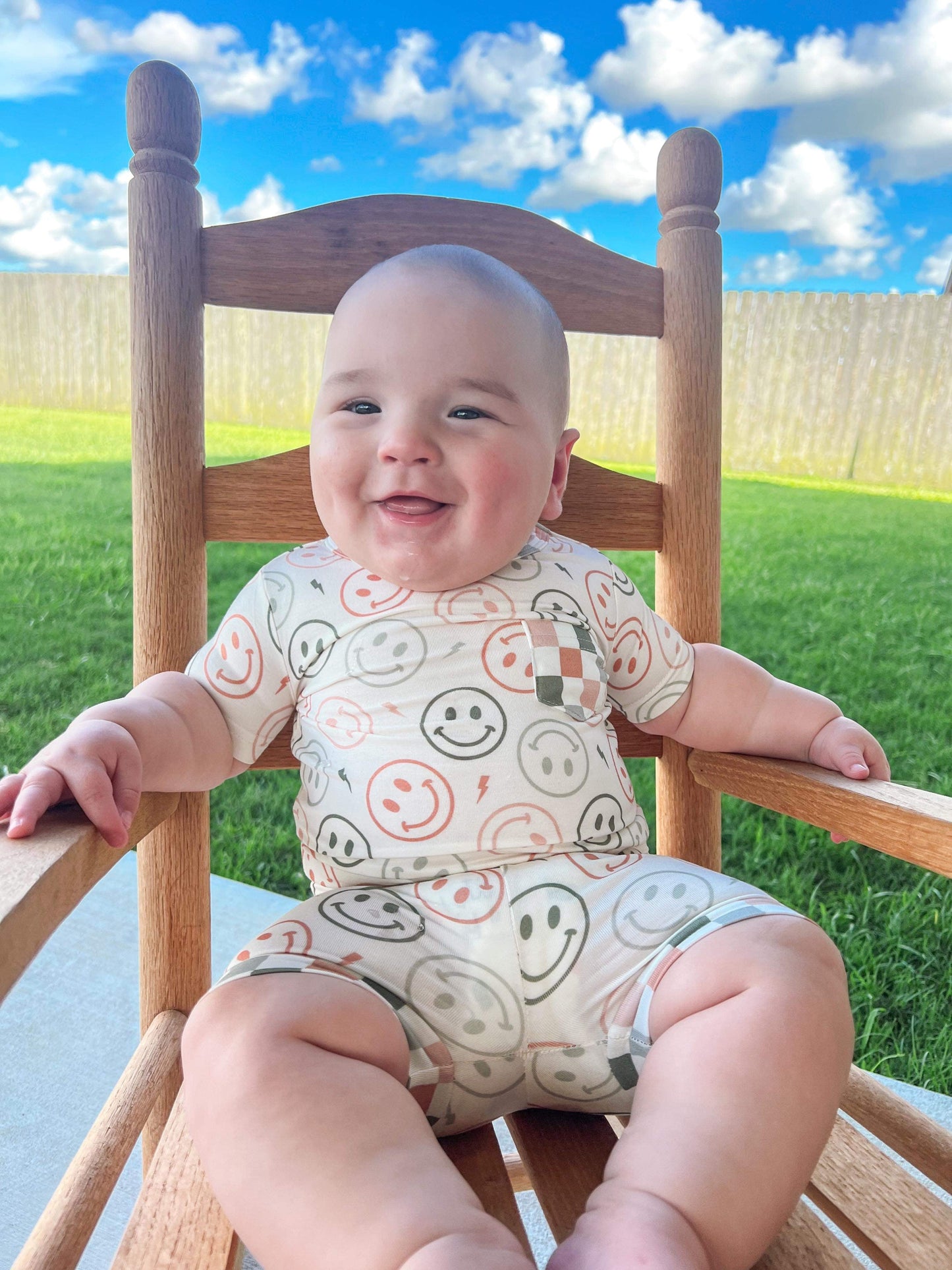 12/18 Months Rad Smiles Bamboo Short Set (FINAL SALE)