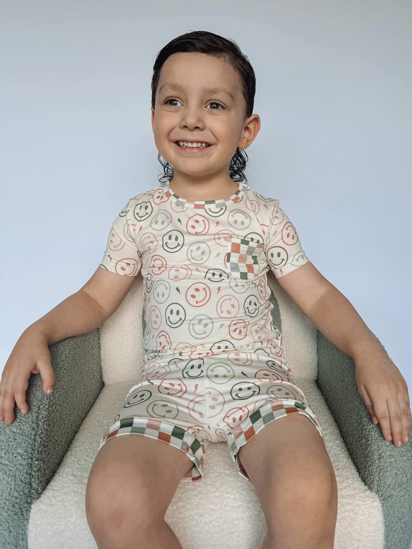 12/18 Months Rad Smiles Bamboo Short Set (FINAL SALE)
