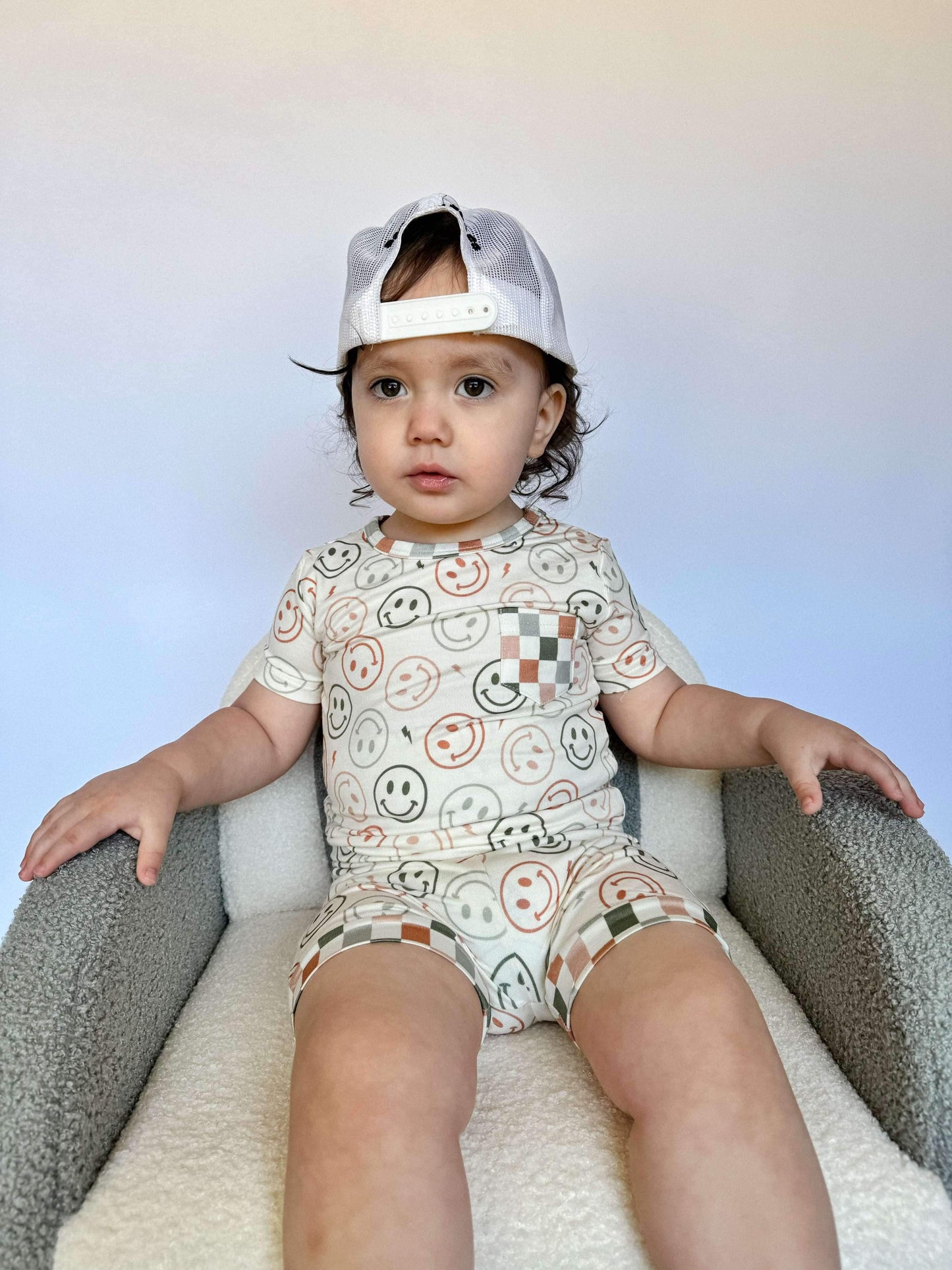 12/18 Months Rad Smiles Bamboo Short Set (FINAL SALE)