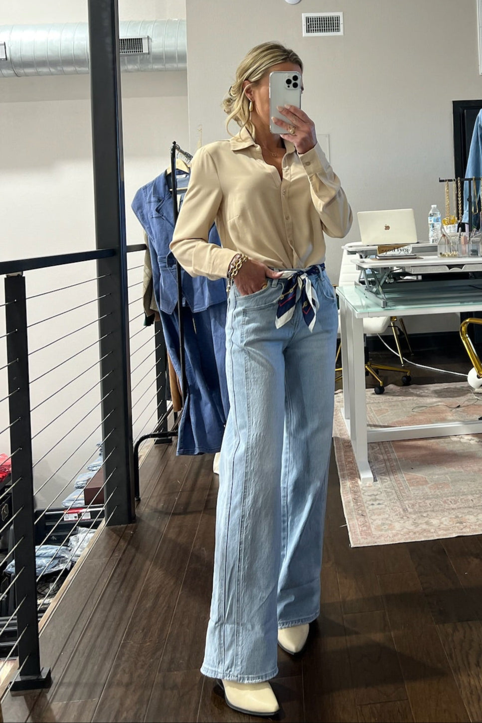 The Emaline Wide Leg Jean