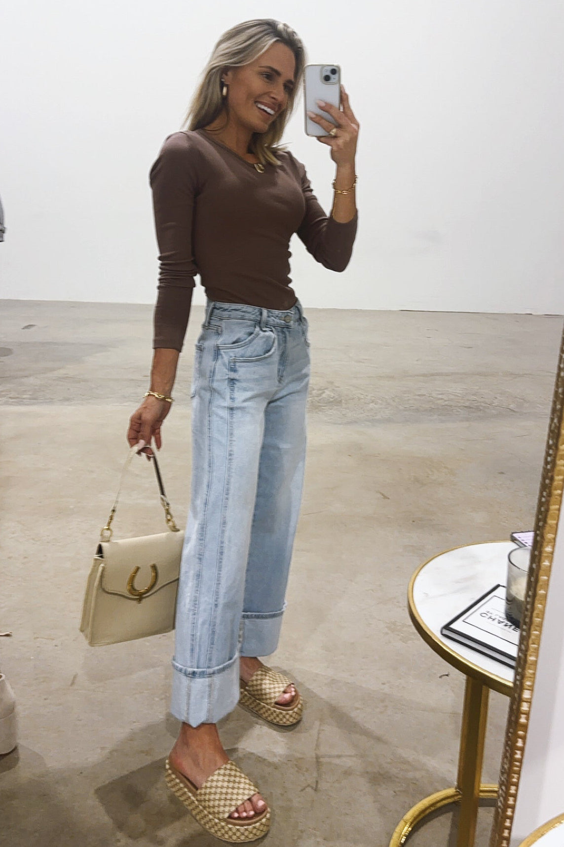 The Emaline Wide Leg Jean