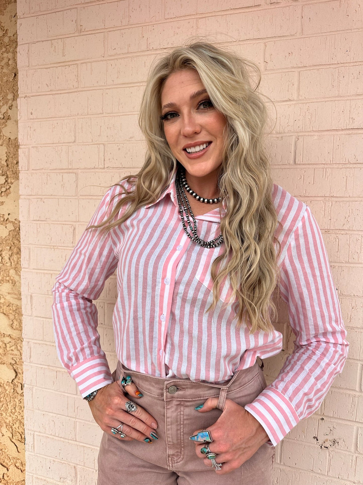 The BT Button Down in Pink