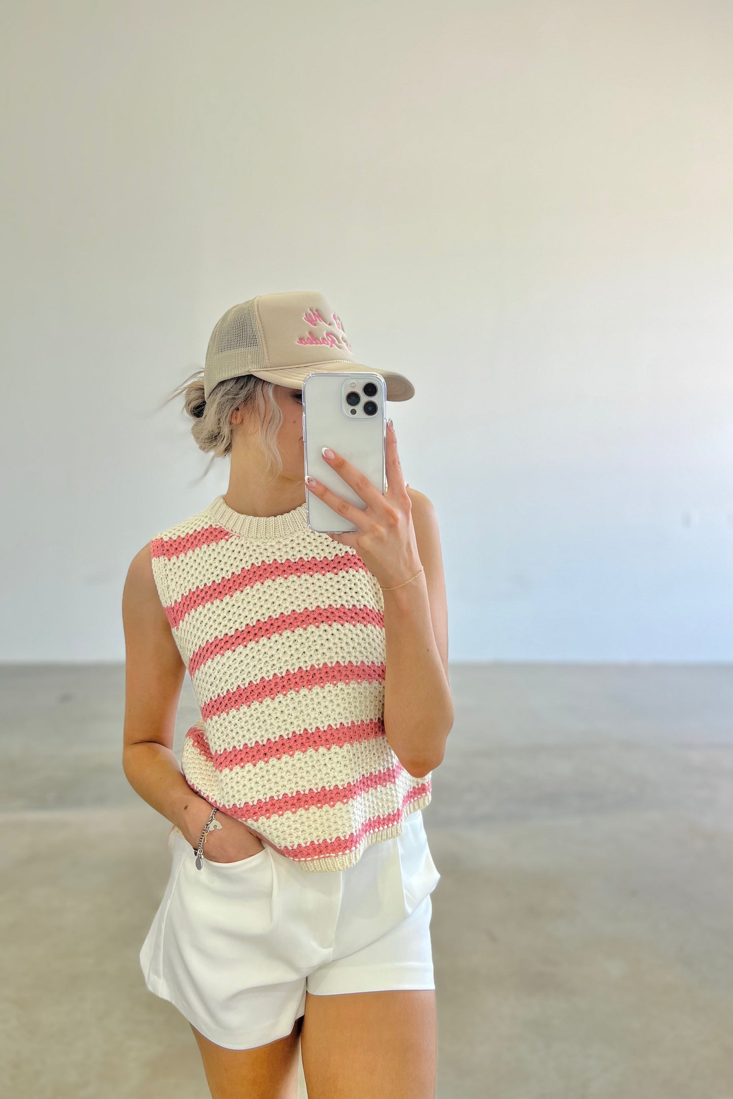 The Stella Sleeveless Sweater Top