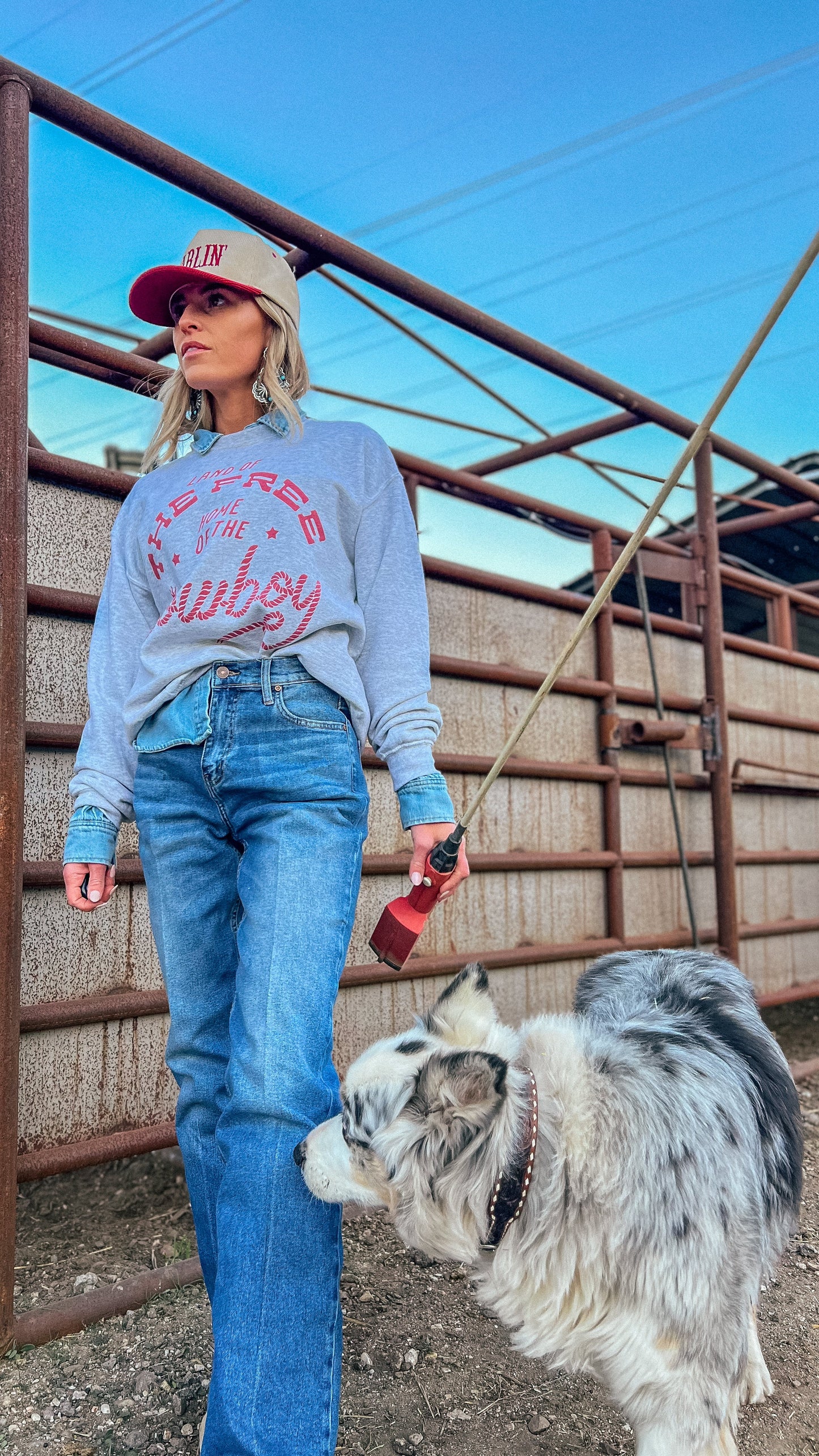 The Home of the Cowboy Sweatshirt