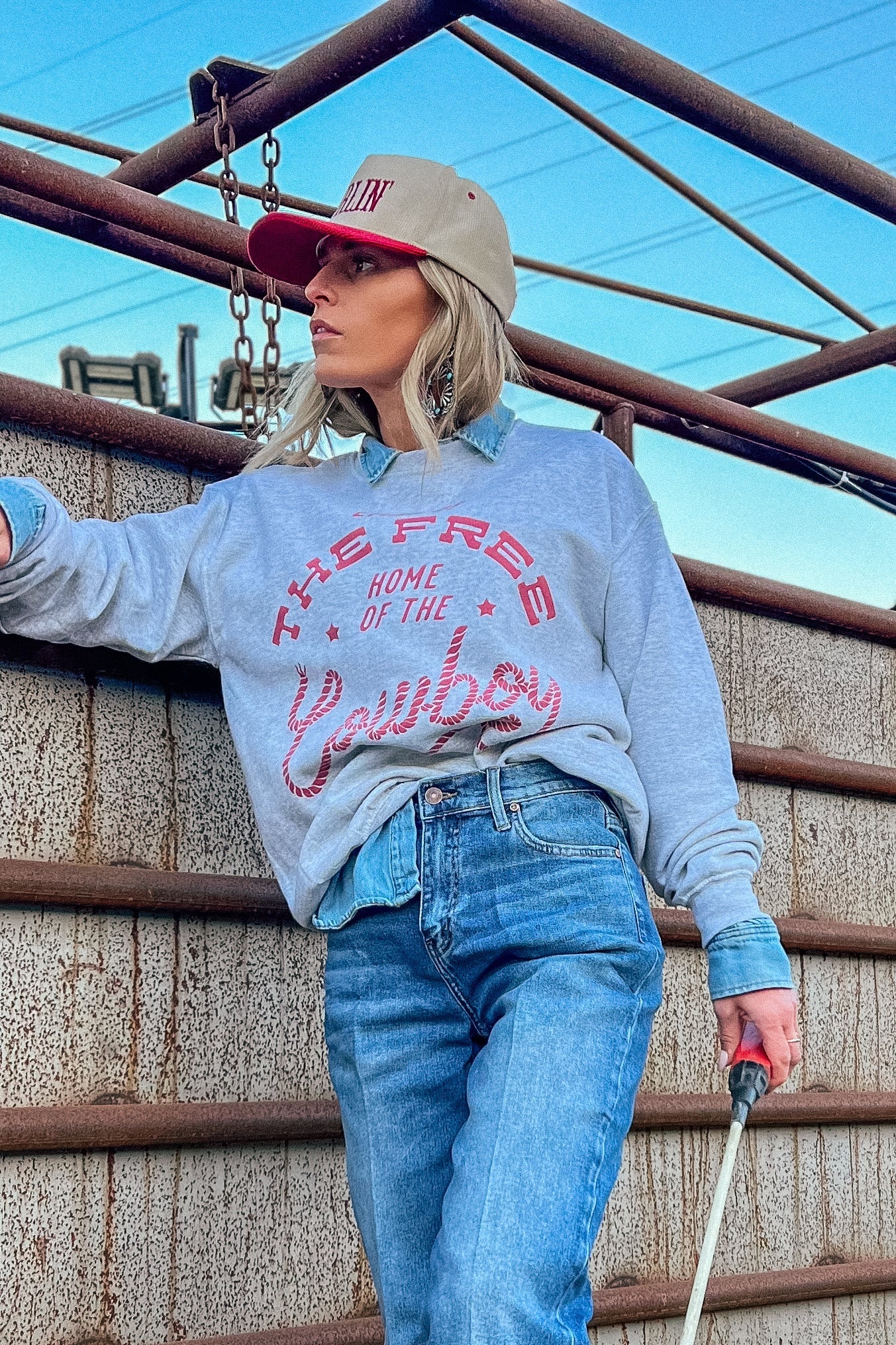 The Home of the Cowboy Sweatshirt