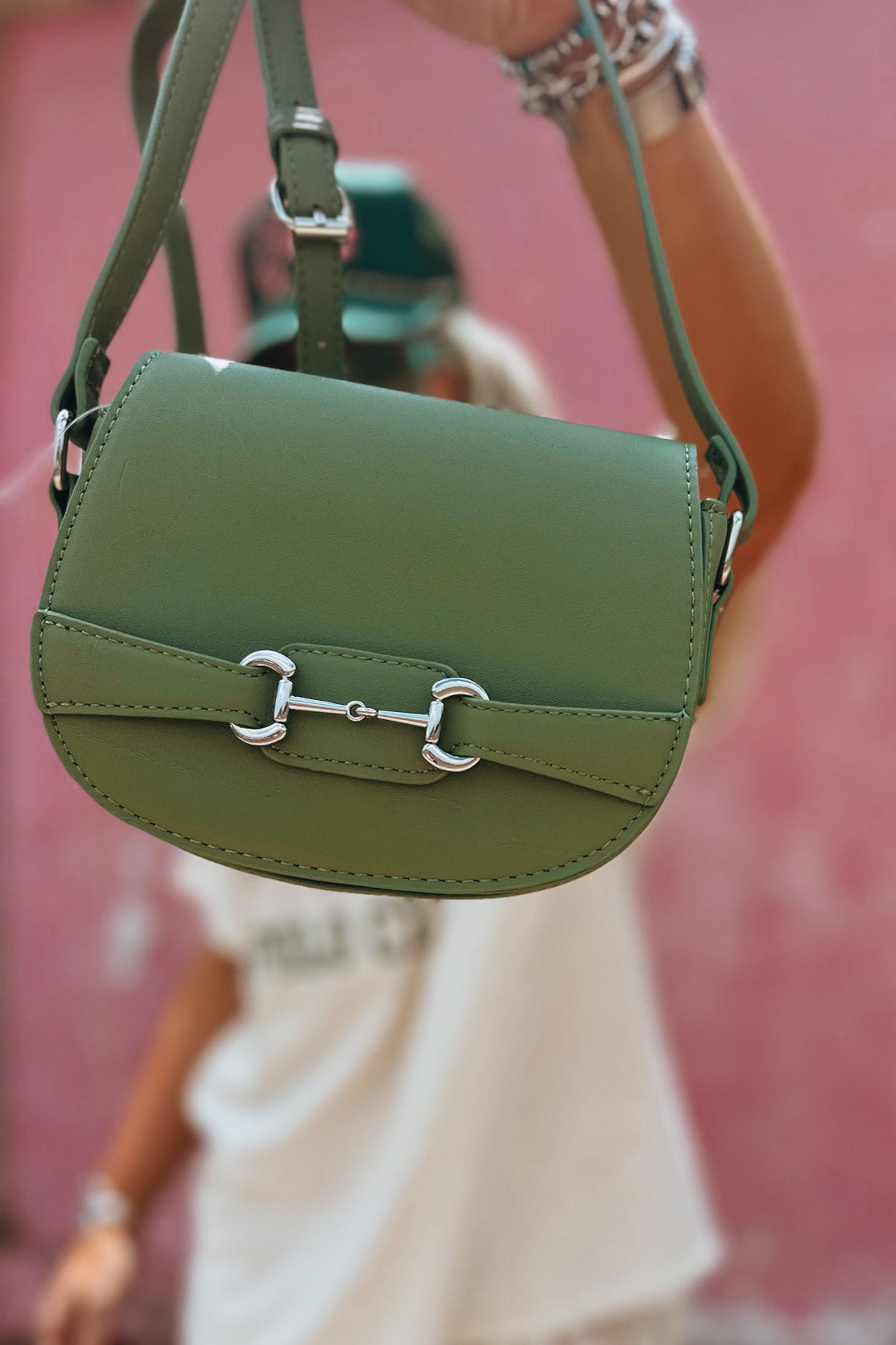 The Charity Horsebit Crossbody Bag