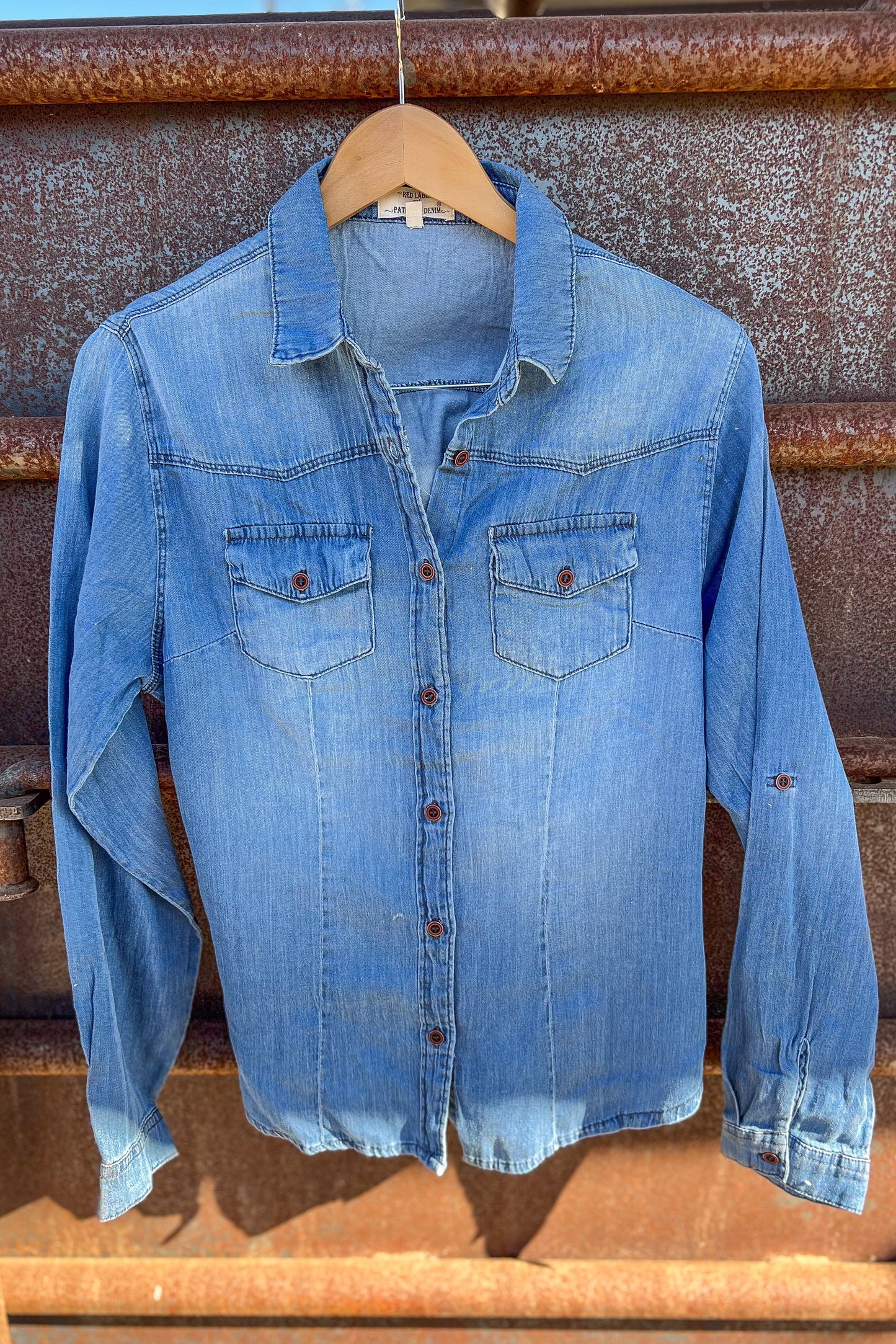 The Heidi Denim Top