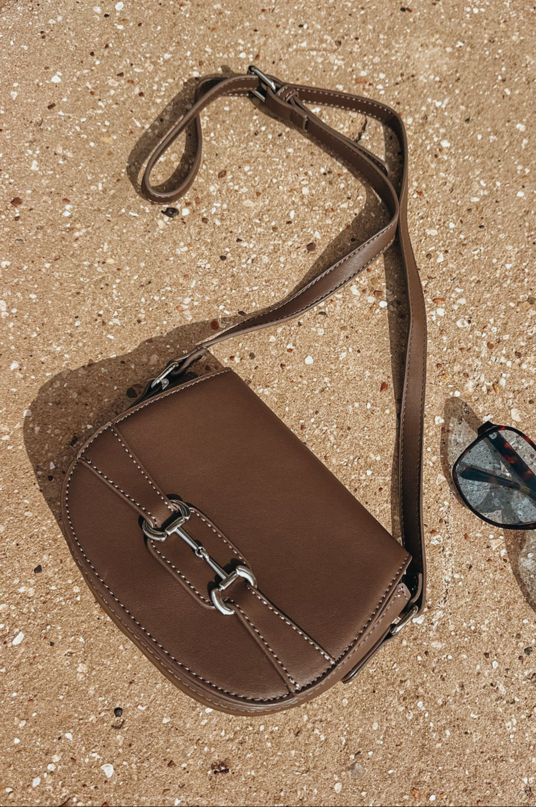 The Charity Horsebit Crossbody Bag