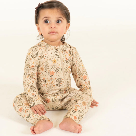 Floral | Zip Romper