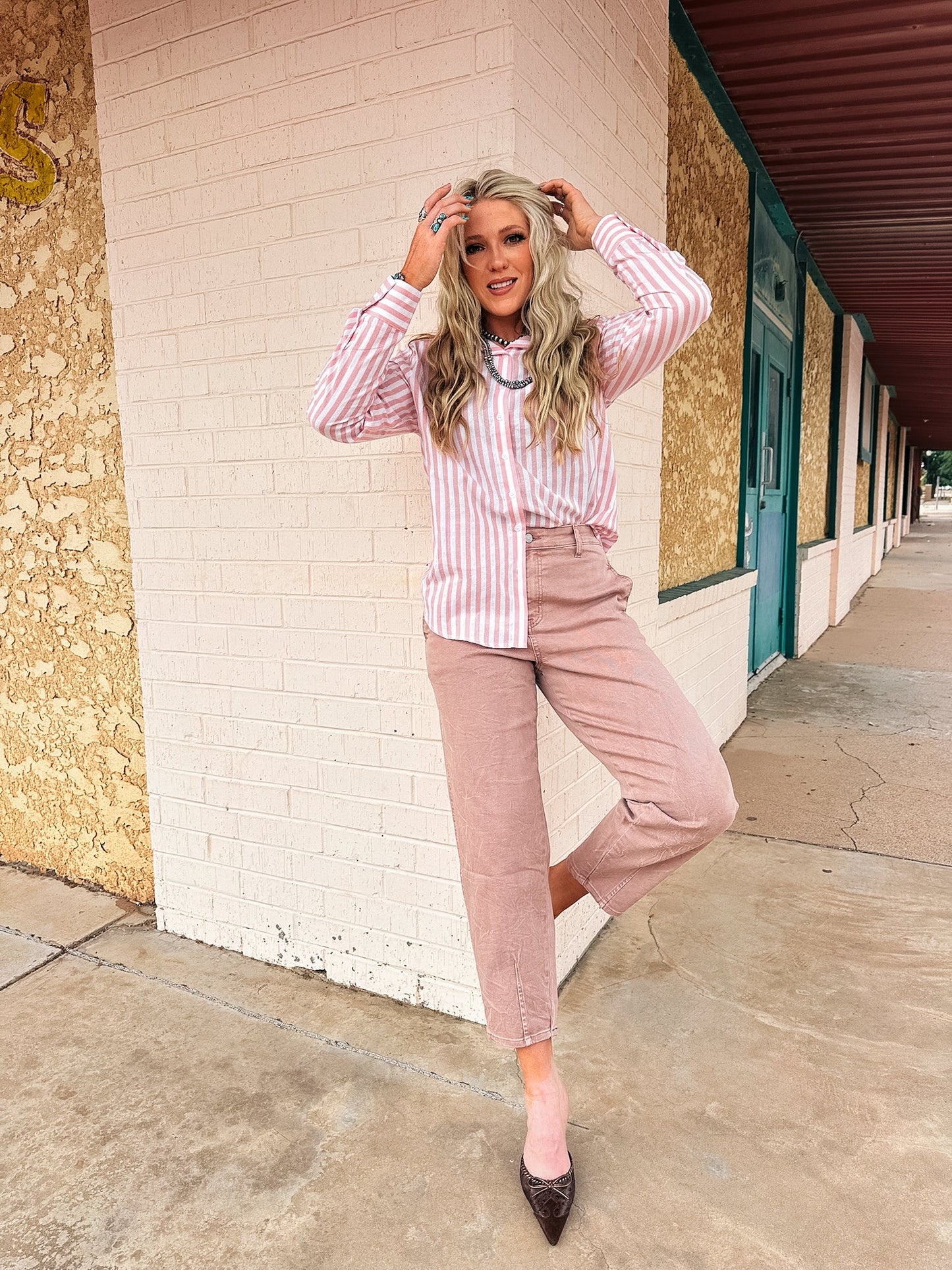 The BT Button Down in Pink