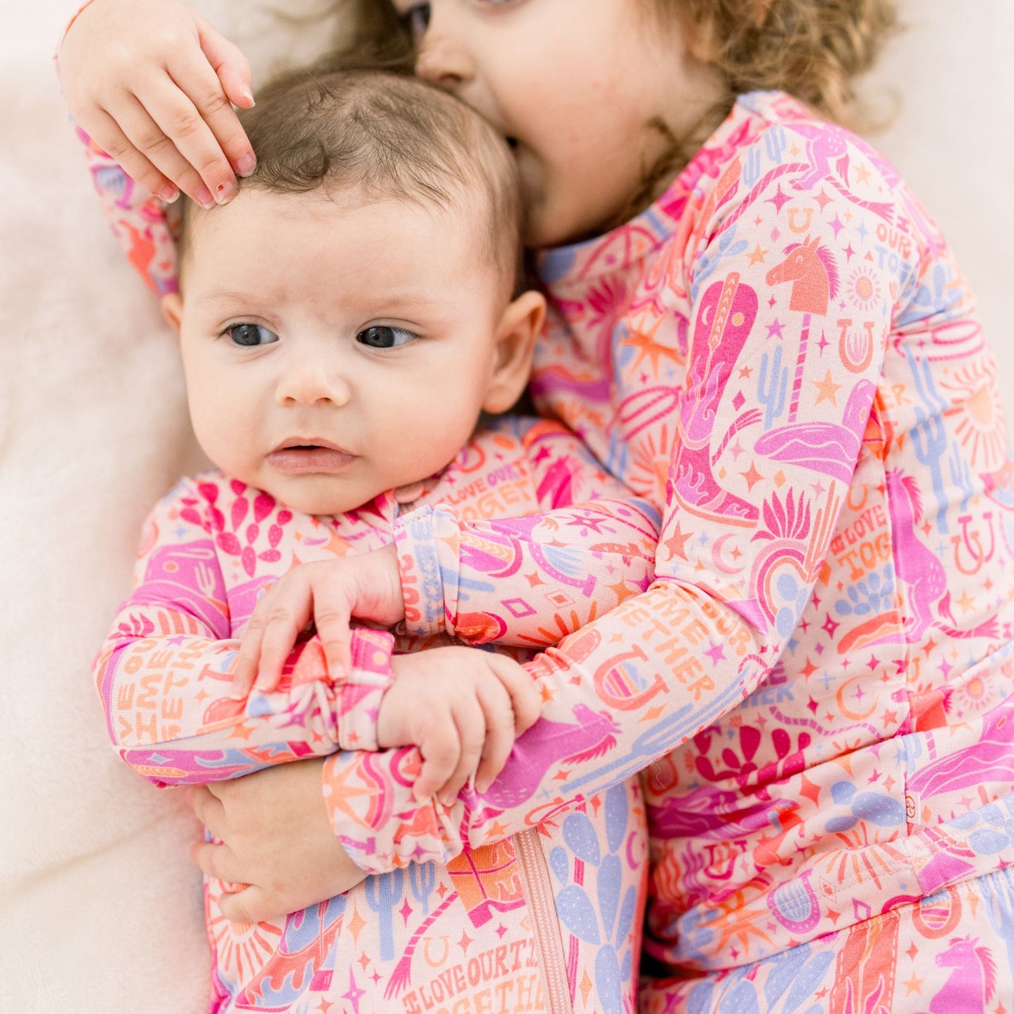 Saddle Up | Bamboo Toddler 2-Piece Pajamas | "I Love Our Time Together" | Thermo-Regulating, 4-Way Stretch | OEKO-Tex Safe