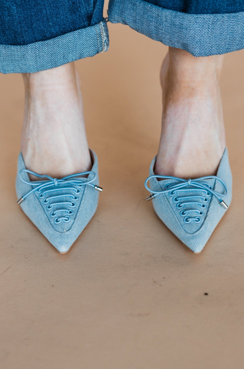 The Rally Denim Mule